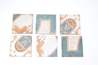 Lot 404 - A group of Maw & Co Benthall encaustic tiles