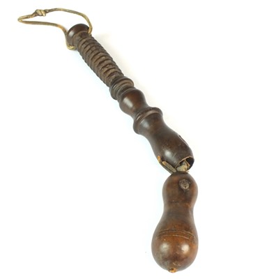 Lot 255 - 19th century wooden cosh