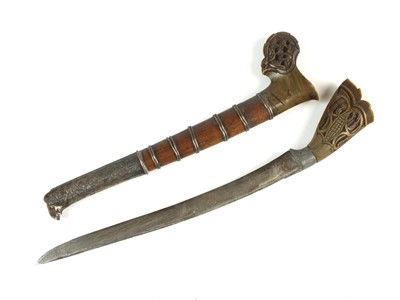 Lot 198 - Sumatran Sewar dagger, 19th century