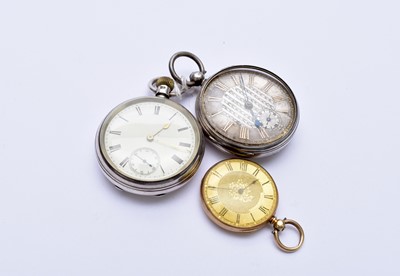 Lot 213 - Three pocket watches