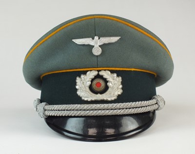 Lot 322 - German Cavalry Officer's Visor cap by Erel