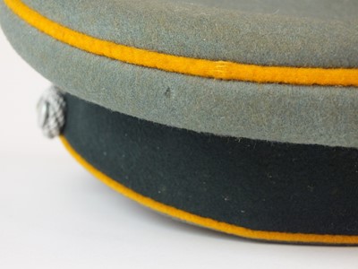 Lot 322 - German Cavalry Officer's Visor cap by Erel