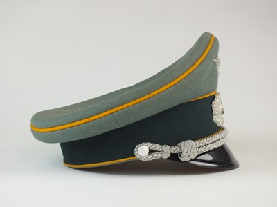 Lot 322 - German Cavalry Officer's Visor cap by Erel