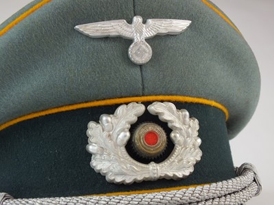 Lot 322 - German Cavalry Officer's Visor cap by Erel
