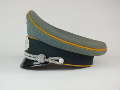 Lot 322 - German Cavalry Officer's Visor cap by Erel