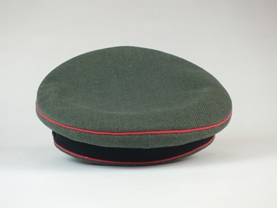 Lot 323 - German Army Panzer NCO's visor cap by Carl Halfar