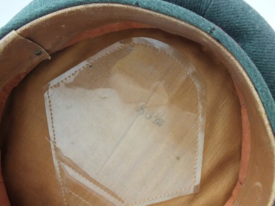 Lot 323 - German Army Panzer NCO's visor cap by Carl Halfar