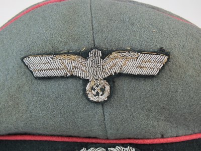 Lot 324 - German Third Reich Panzer Officer's visor cap