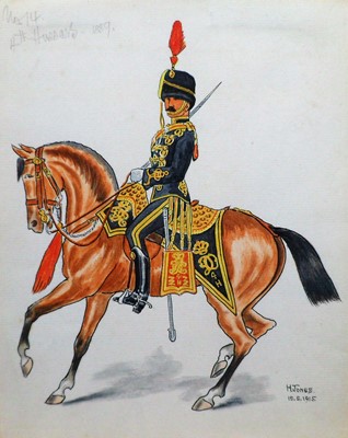 Lot 150 - H. Jones, Mounted Officer of the 4th Hussars