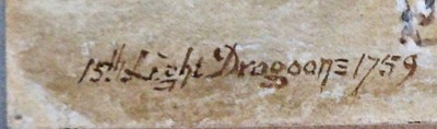 Lot 151 - Reginald Augustus Wymer (1849-1935) 15th Light Dragoons, 1759