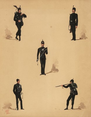 Lot 155 - Reginald Augustus Wymer (1849-1935) Rifle Brigade 1881