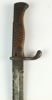 Lot 207 - Imperial German Sawback S98/05 butcher bayonet
