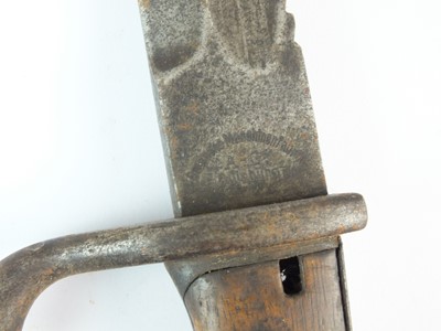 Lot 207 - Imperial German Sawback S98/05 butcher bayonet