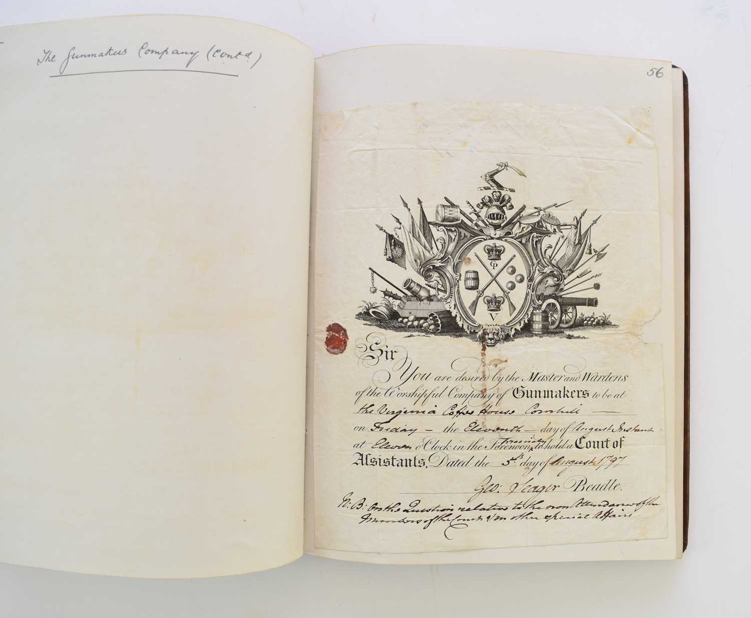 Lot 1039 - BARNETT FAMILY, GUNMAKERS.  A Manuscript History of the Barnett family from 1622 to about 1926.
