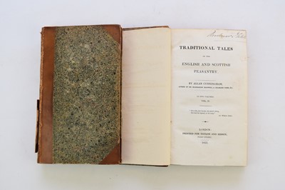 Lot 1131 - CUNNINGHAM, Alan, Traditional Tales of the English and Scottish Peasantry, 2 vols, 1822.