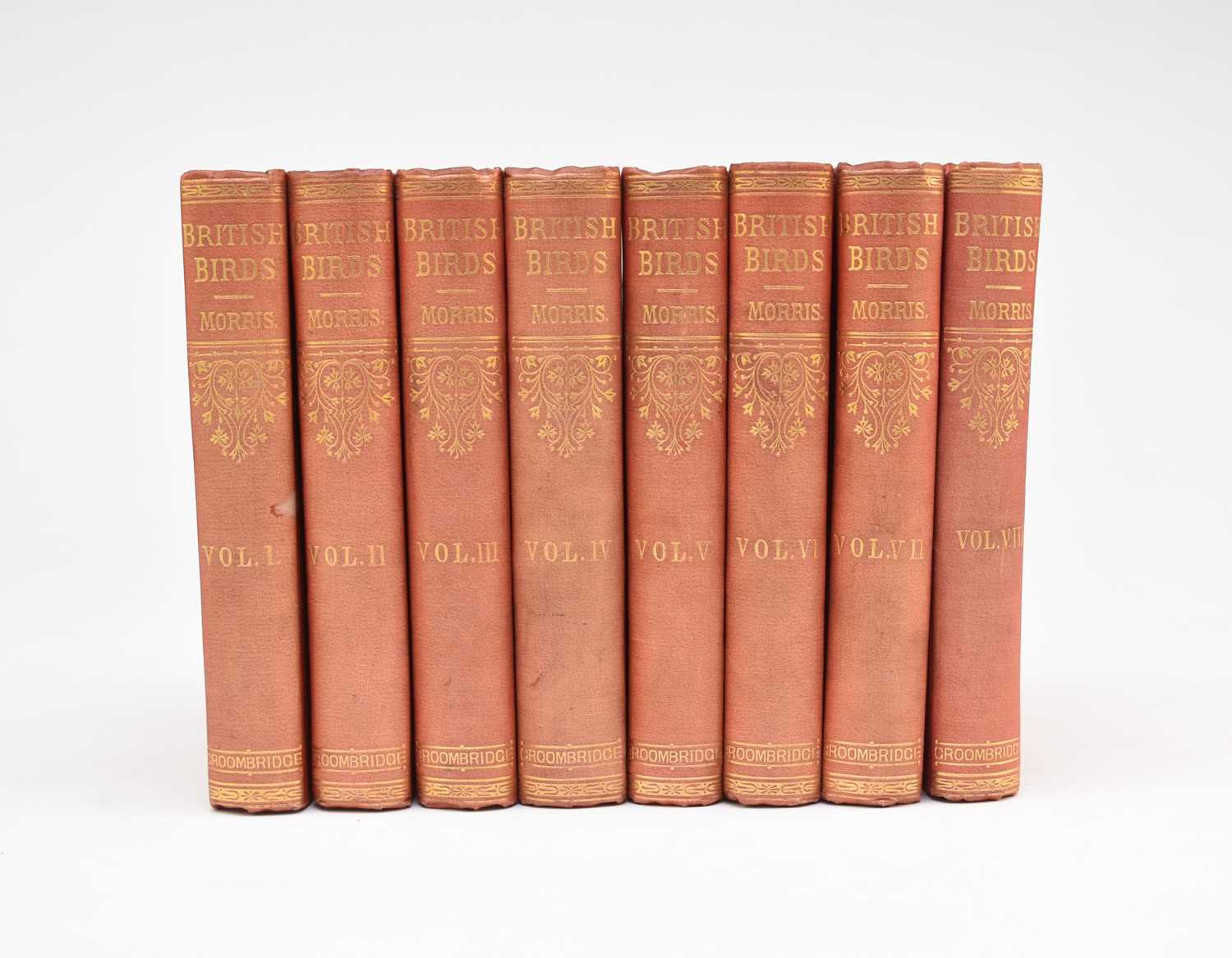 Lot 1122 - MORRIS, Rev F, A History of British Birds, 8 vols circa 1888
