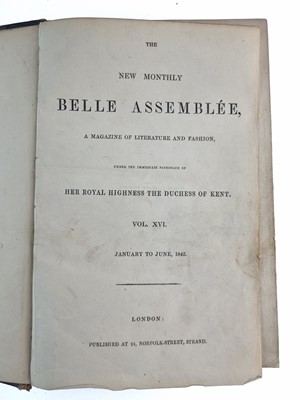 Lot 1000 - THE NEW MONTHLY BELLE ASSEMBLEE and other books.