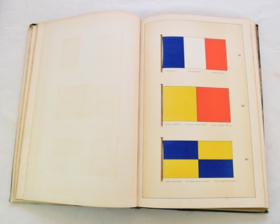 Lot 1161 - HOUNSELL, George C, Flags and Signals of All Nations.  Folio, circa 1900.
