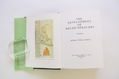 Lot 1166 - SIDDONS, Michael Powell, The Development of Welsh Heraldry, 4 vols 4to, Aberystwyth 1991 - 2006.