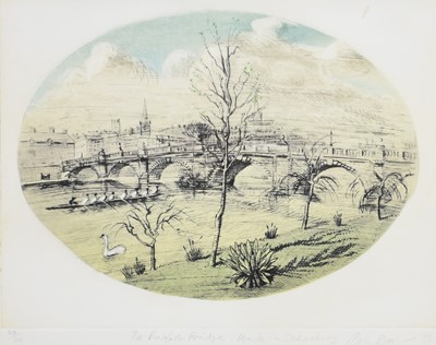 Lot 270 - Piers Browne (b.1942), two prints of Shrewsbury views