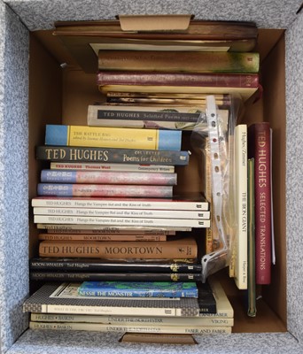 Lot 1100 - HUGHES, Ted.  Books from the estate of his sister Olwyn Hughes.