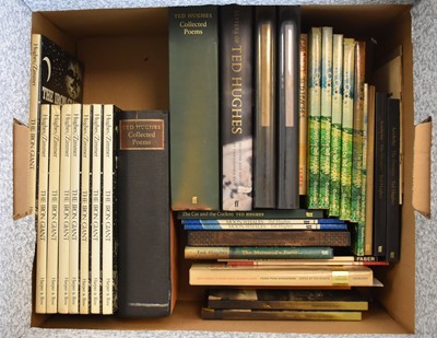 Lot 1099 - HUGHES, Ted.  Books from the estate of his sister Olwyn Hughes.