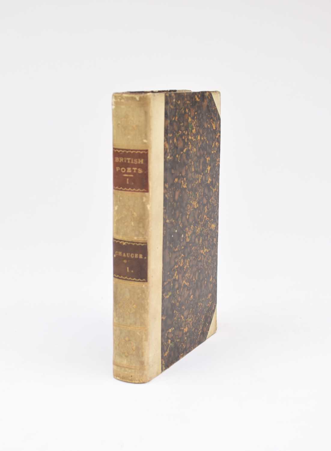 Lot 1094 - THE BRITISH POETS, 96 vols (of 100).12mo, C Whittingham, Chiswick Press, 1822