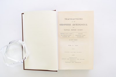 Lot 1169 - TRANSACTIONS of The Shropshire Archaeological Society. First Series, vols I - XI, 1878 - 88