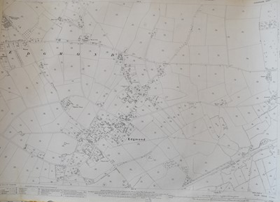 Lot 1152 - SHROPSHIRE O.S. MAPS.  Circa 150 Ordnance Survey Maps of Shropshire, Mostly early 20th century