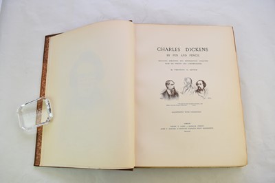Lot 1145 - KITTON, Frederic G, Charles Dickens by Pen and Pencil.  Folio, 2 vols 1890.