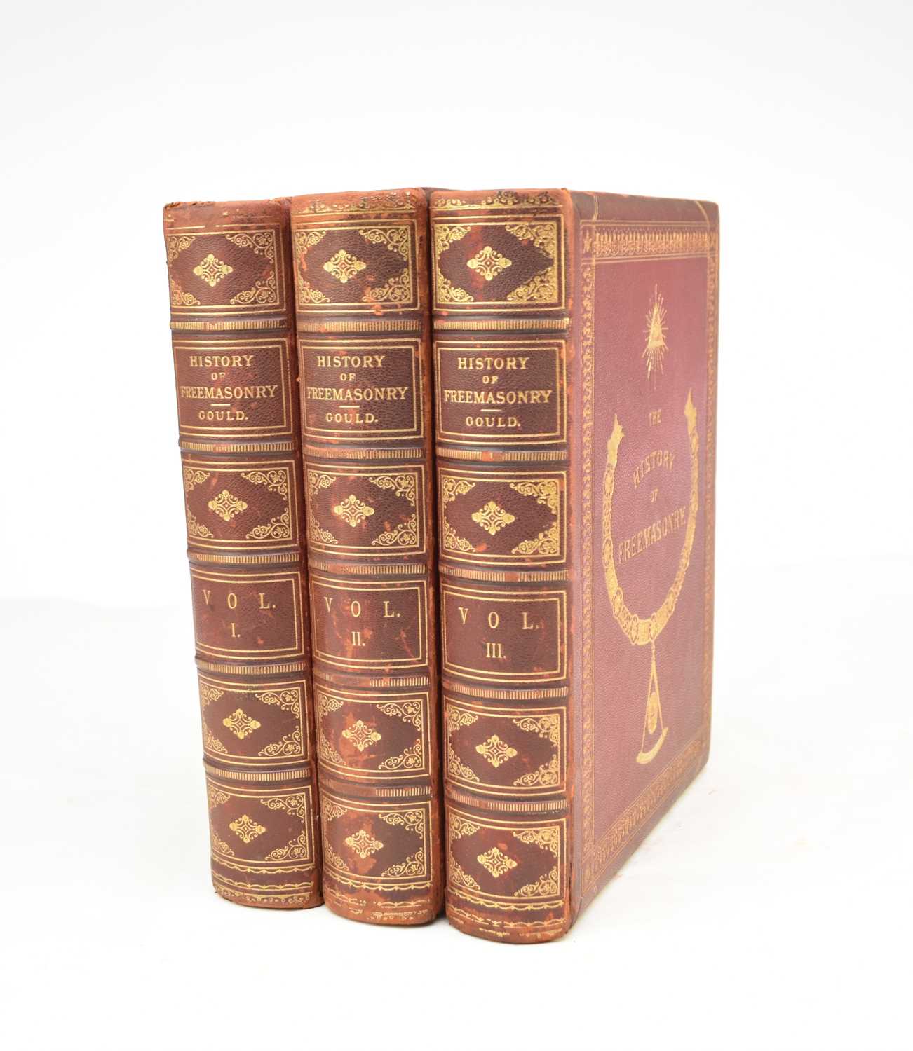 Lot 1143 - GOULD, Robert Freke, History of Freemasonry, 4to, 3 vols 1886 - 87