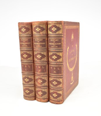 Lot 1143 - GOULD, Robert Freke, History of Freemasonry, 4to, 3 vols 1886 - 87