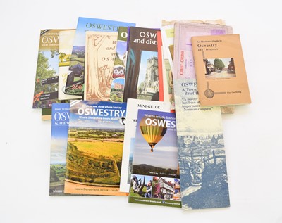 Lot 1210 - SHROPSHIRE GUIDE BOOKS, including Oswestry and Telford (box)