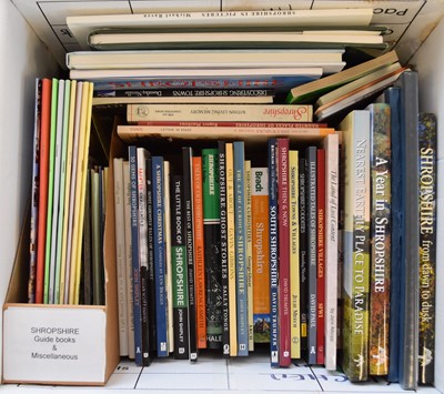 Lot 1207 - SHROPSHIRE GUIDE BOOKS and other books (box)