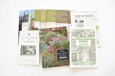 Lot 1204 - SHROPSHIRE GUIDES to homes and gardens (box)