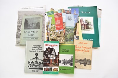 Lot 1205 - SHROPSHIRE GUIDES, towns and villages (box)