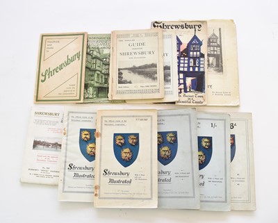Lot 1203 - SHREWSBURY GUIDE BOOKS, large quantity (box)