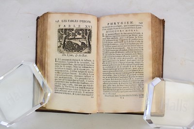 Lot 1192 - AESOP'S FABLES, Les Fables D'Esope Phrygien.  Nouvelle edition edited by J Baudoin, 12mo