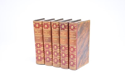 Lot 1187 - MONTAIGNE, Michael, Essais.  5 vols, The Haye, 1727.