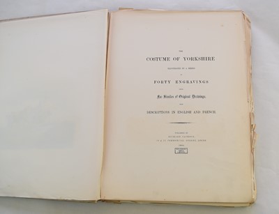 Lot 1085 - WALKER, George, The Costume of Yorkshire in 1814.