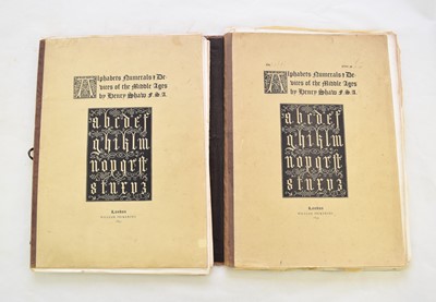 Lot 1086 - SHAW, Henry, Alphabets, Numerals and Devices of the Middle Ages.  Folio, William Pickering, 1845
