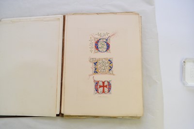 Lot 1086 - SHAW, Henry, Alphabets, Numerals and Devices of the Middle Ages.  Folio, William Pickering, 1845