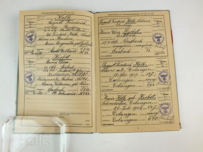 Lot 304 - The Der Ahnenpass  of Obereichsleiter Kreisleiter Dr. Arthur Kolb