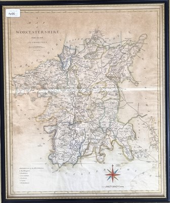 Lot 1055 - MAPS OF WORCESTERSHIRE