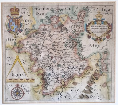 Lot 1055 - MAPS OF WORCESTERSHIRE
