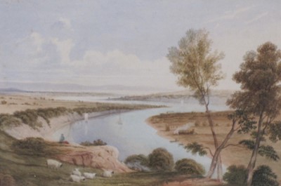 Lot 268 - Anthony Vandyke Copley Fielding (1787-1855) Near a River Estuary