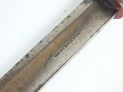 Lot 194 - Two Malayan Parang Short Swords and a Japanese bone tanto