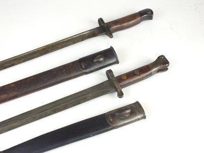 Lot 195 - Two British bayonets, 1907 Pattern and 1888 Mk. 1 2nd type
