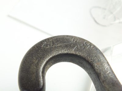 Lot 196 - Austrian Model 1867 Werndl rifle bayonet, un-shortened
