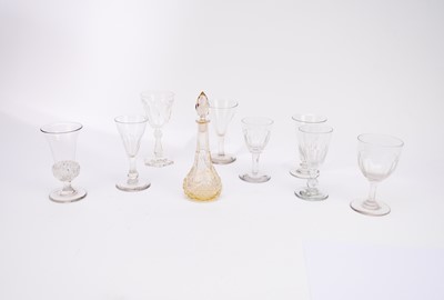 Lot 372 - Group of glasses, 19th and 20th century